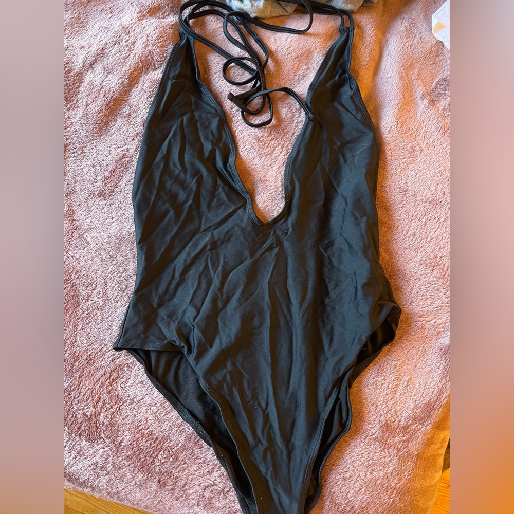Black Halter Swimsuit/bodysuit